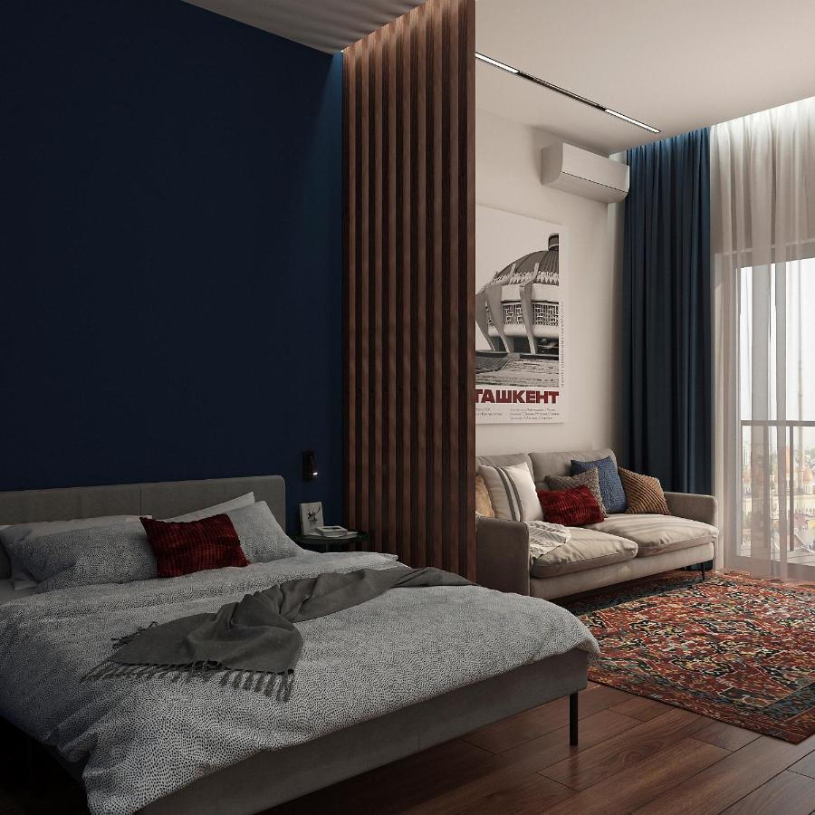 Blueloft 52 I Tashkent Apartment With Balcony Dış mekan fotoğraf