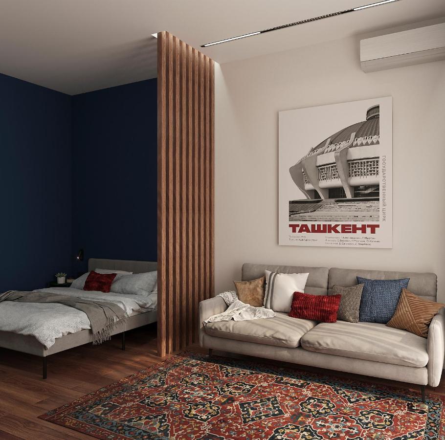Blueloft 52 I Tashkent Apartment With Balcony Dış mekan fotoğraf