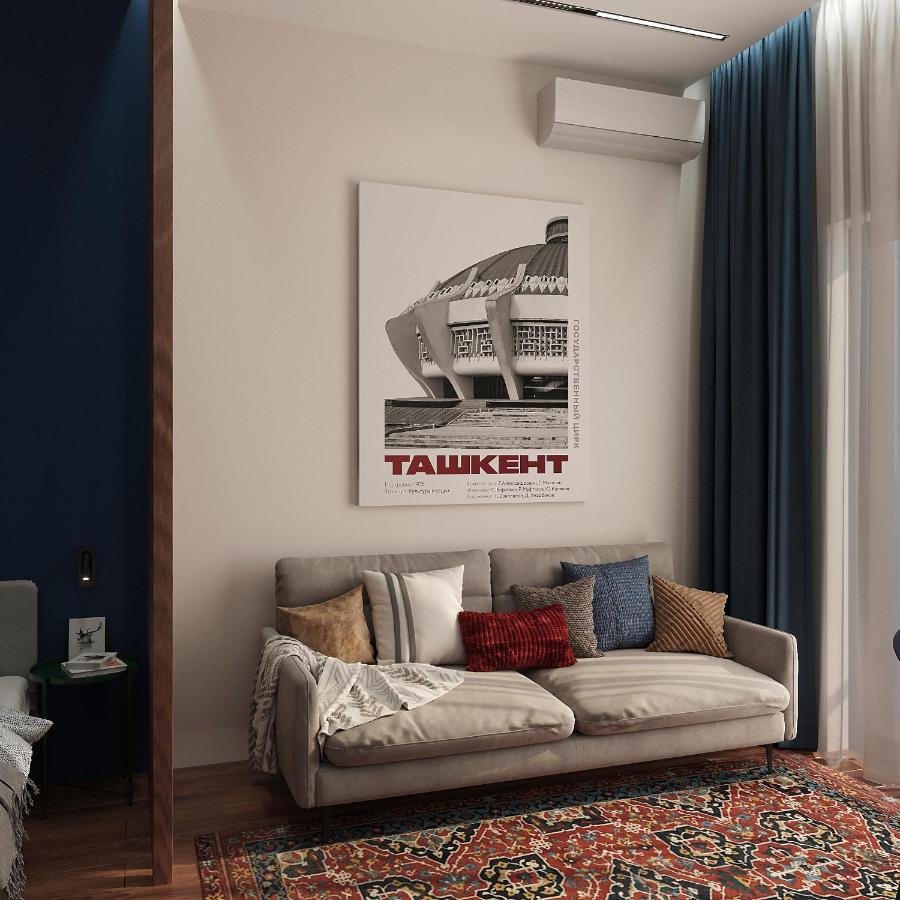 Blueloft 52 I Tashkent Apartment With Balcony Dış mekan fotoğraf