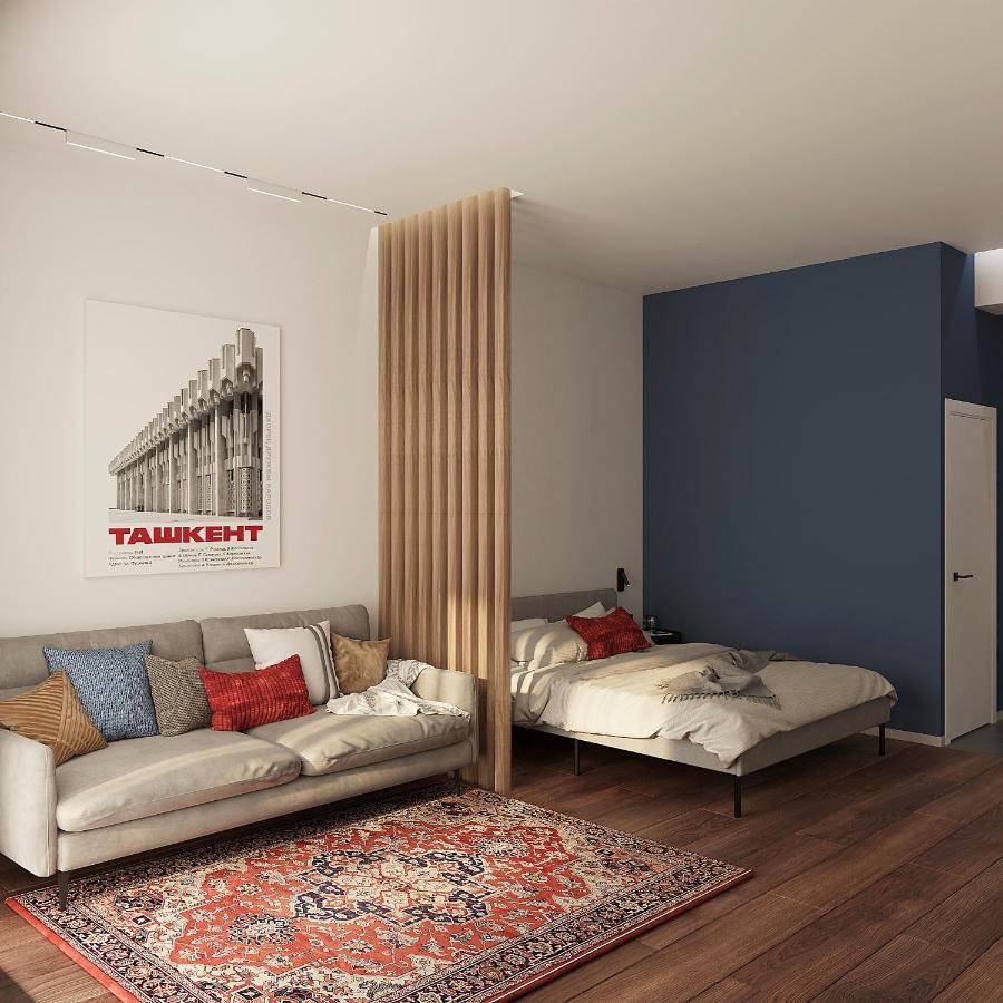 Blueloft 52 I Tashkent Apartment With Balcony Dış mekan fotoğraf